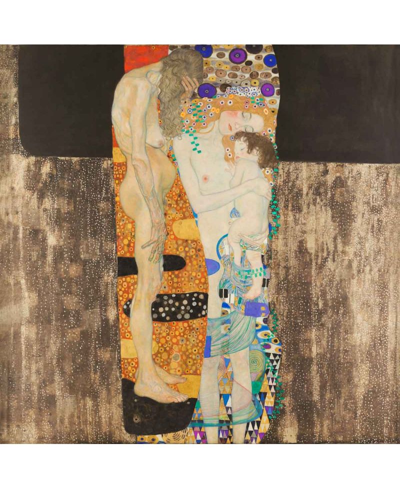 Lámina Artística de Alta Calidad Las Tres Edades de la Mujer (Gustav Klimt)