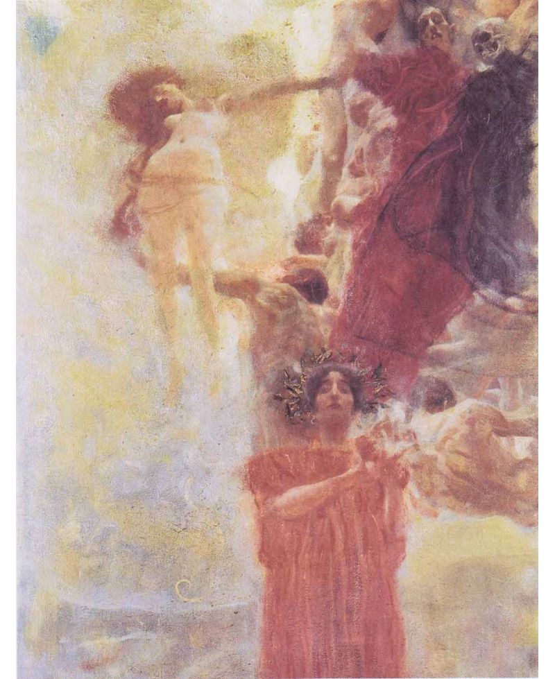 Lámina Artística de Alta Calidad La Medicina (Gustav Klimt)