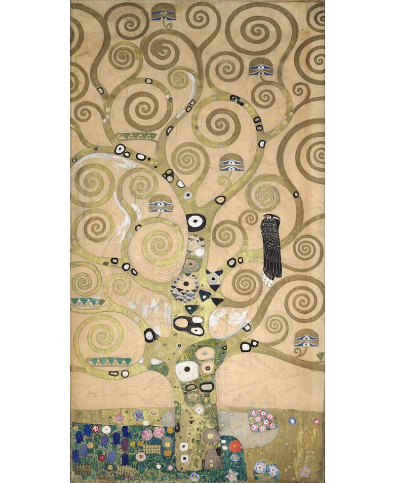 Lámina Artística de Alta Calidad El Árbol de la Vida (Gustav Klimt)
