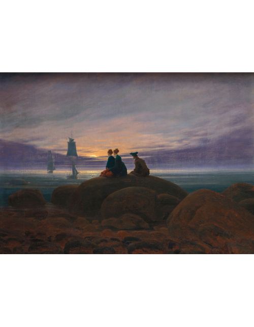 Lámina Artística de Alta Calidad Salida de la Luna sobre el Mar (Caspar David Friedrich) Lámina Artística de Alta Calidad Salida de la Luna sobre el Mar (Caspar David Friedrich)