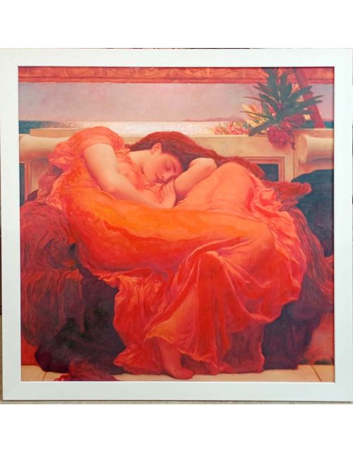 Cuadro Técnica Mixta Junio Ardiente (Frederic Leighton) - Alta Calidad Cuadro Técnica Mixta Junio Ardiente (Frederic Leighton) - Alta Calidad