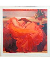 Cuadro Técnica Mixta Junio Ardiente (Frederic Leighton) - Alta Calidad