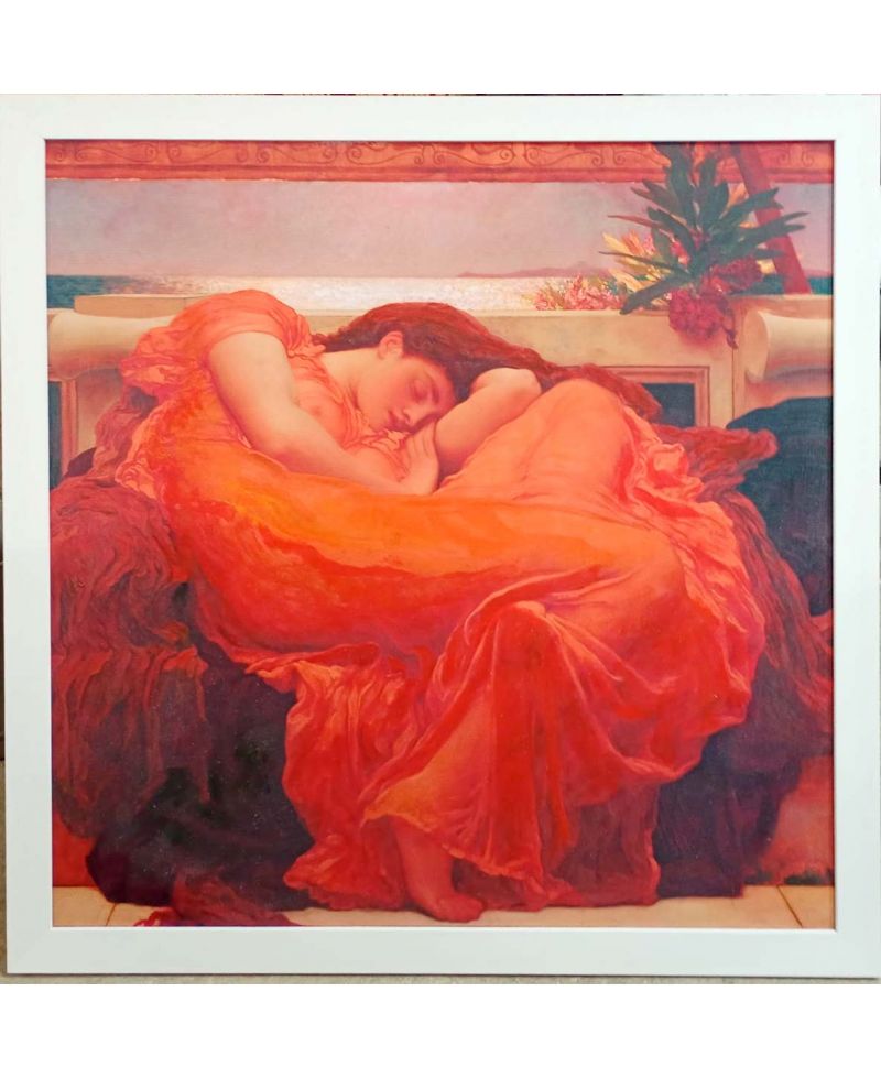 Cuadro Técnica Mixta Junio Ardiente (Frederic Leighton) - Alta Calidad