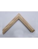 Moldura para Cuadros de Madera Natural Tono Blanquecino (3 cm)