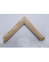 Moldura para Cuadros de Madera Natural Tono Blanquecino (3 cm)