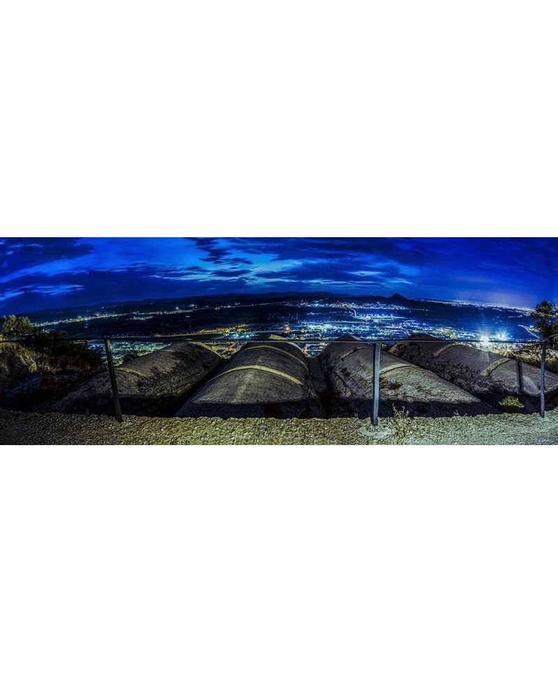 Cuadro Nocturno Aljibes Castillo de Xàtiva Lienzo