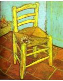 Lámina La Silla de Van Gogh con Pipa - 40x50 cm