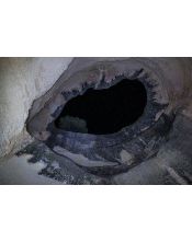 techo de la cueva de la horadada