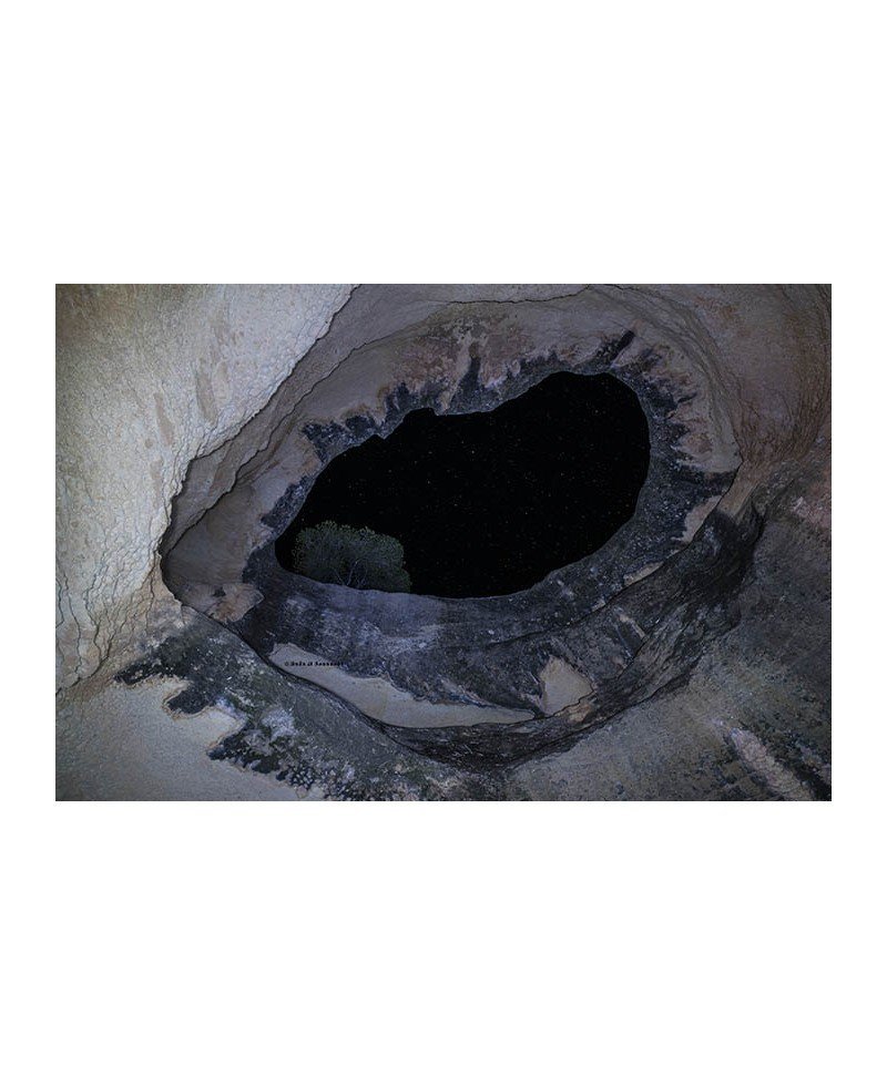 techo de la cueva de la horadada