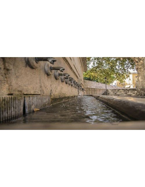 Lámina Fotográfica Fuente de los 25 Caños (Xàtiva) - 100x50 cm