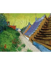 Lámina Pueblo con Cabañas de Van Gogh