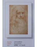 Lámina Autorretrato de Leonardo da Vinci - 35x50 cm