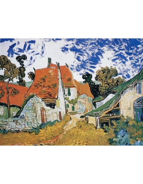 Lámina Calle en Auvers-sur-Oise de Van Gogh - 60x80 cm