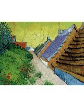 Lámina Rue du village Arles por Vincent van Gogh