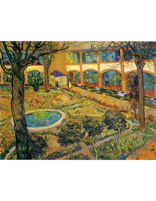 Jardín del hospital de Arles