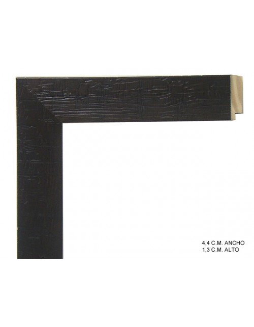 Marco a medida color negra textura madera