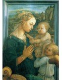 Fra Filippo Lippi, Madonna z Dzieciątkiem i dwoma aniołami ( 1465),