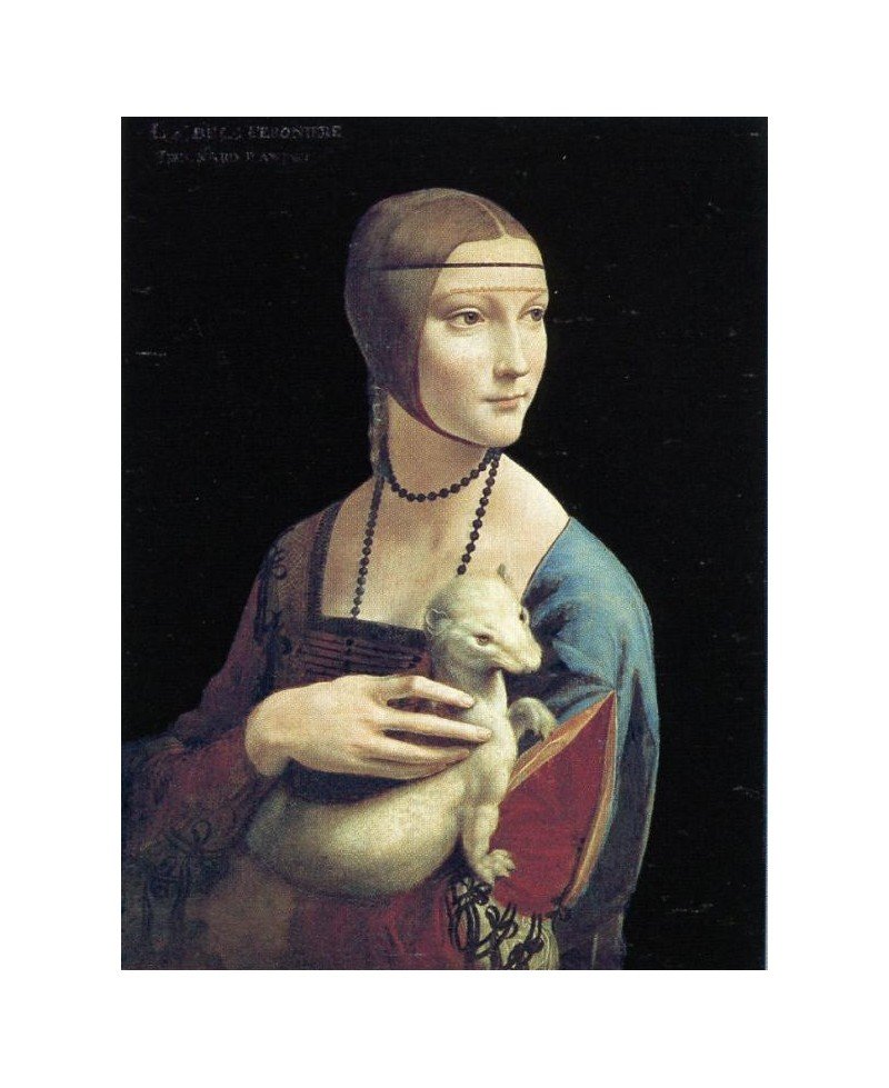 "Dama con armiño". Autor: Leonardo da Vinci.