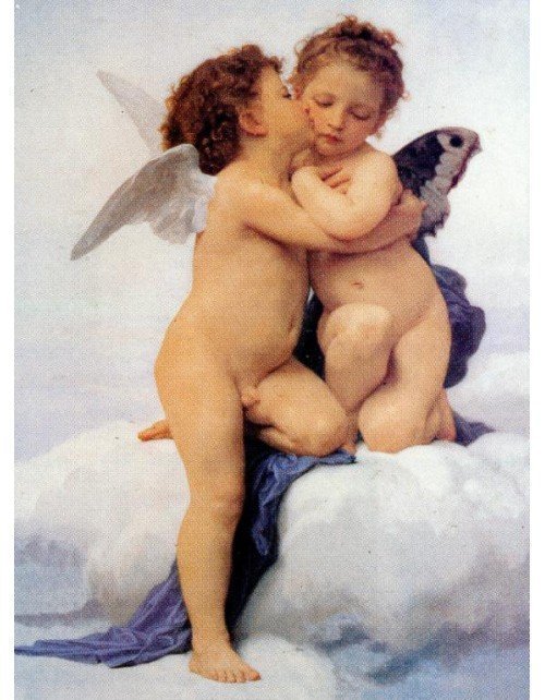 Cupid and Psyche, William Adolphe Bouguereau