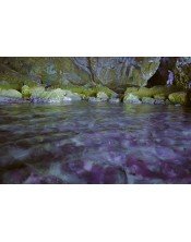 Cova Tallada, entrada de agua del mar