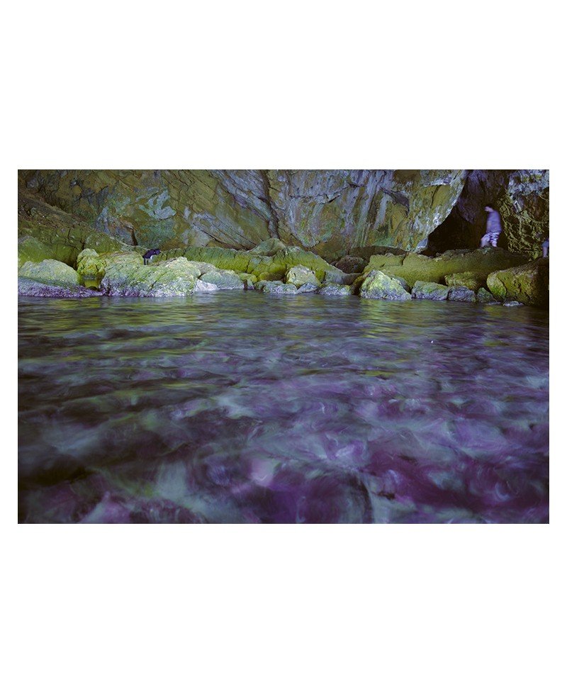 Cova Tallada, entrada de agua del mar