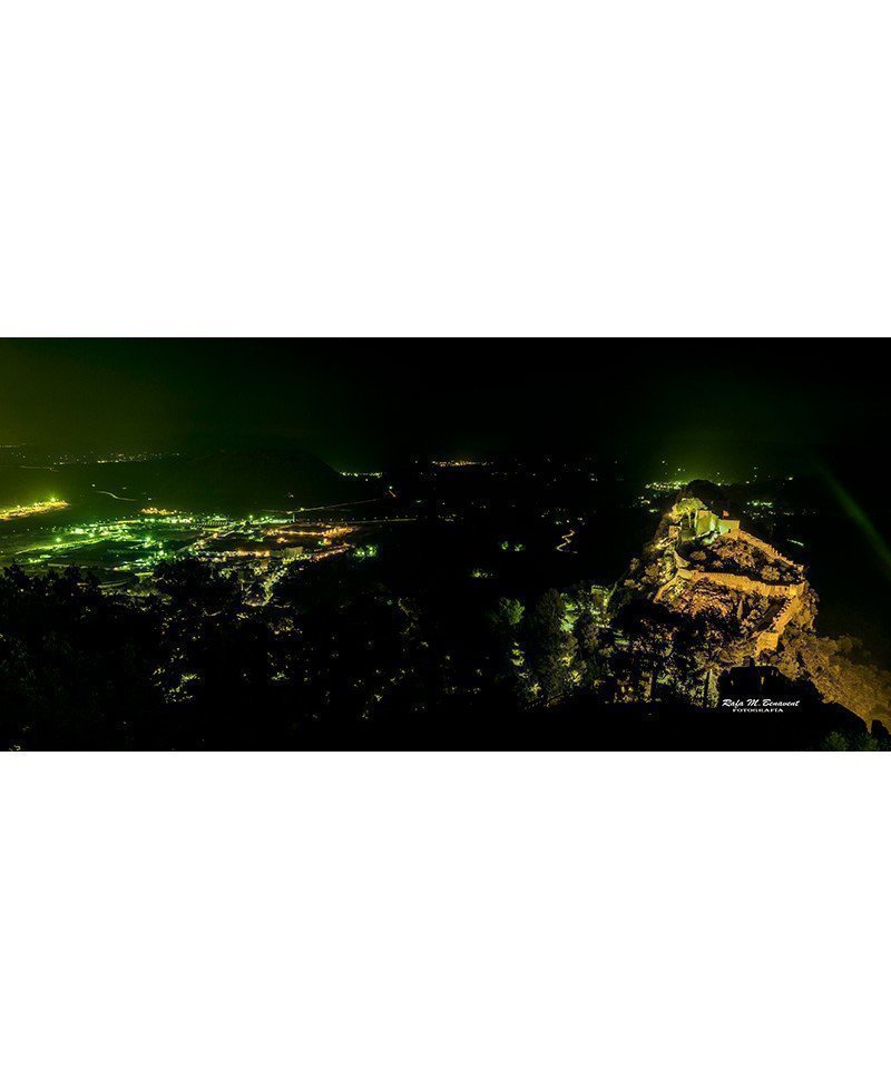 Castillo de Xàtiva. Vista nocturna
