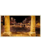 Plaza del mercado de noche