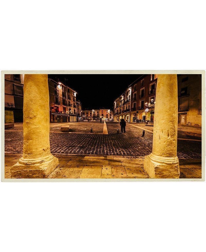 Plaza del mercado de noche